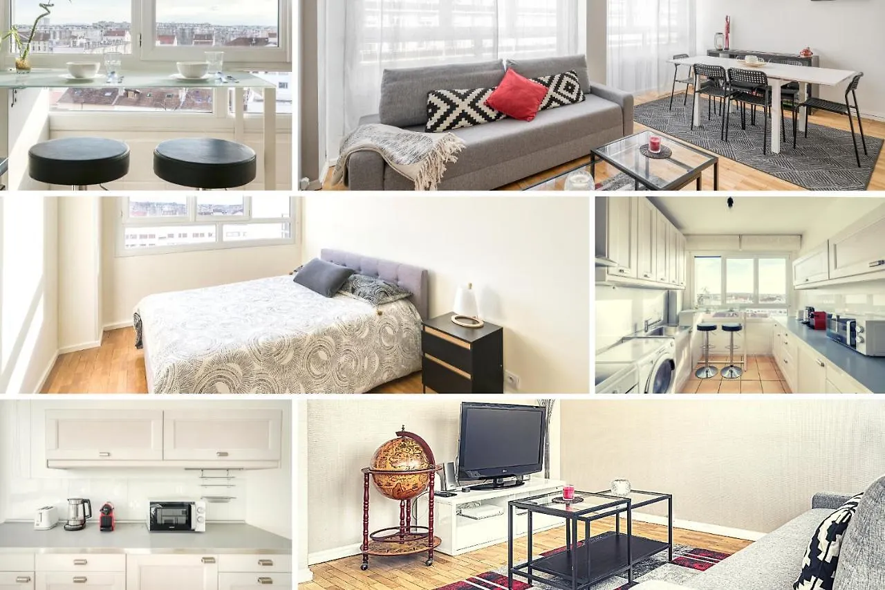 Superbe Apart 2 Rooms Lumineaux Parking Casa 里昂