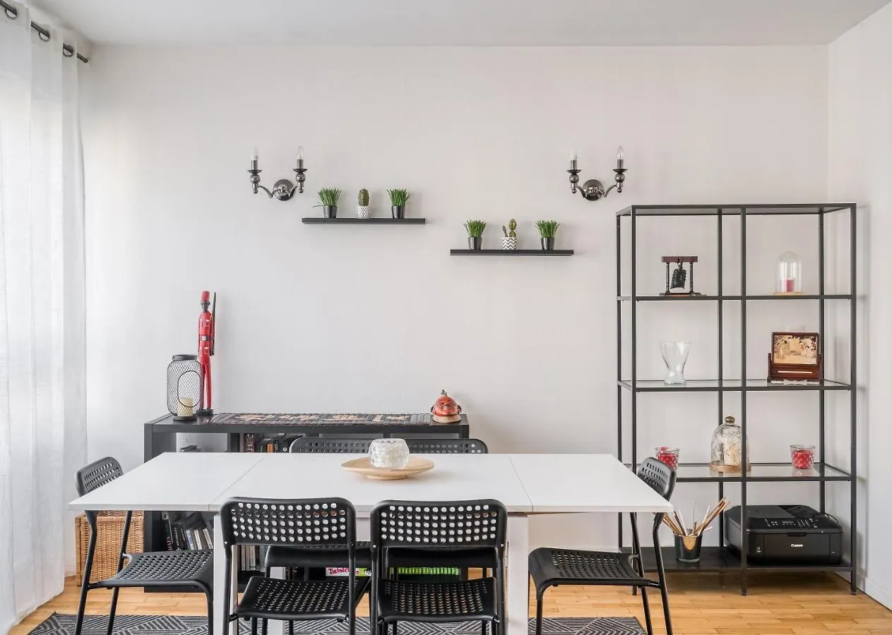 Superbe Apart 2 Rooms Lumineaux Parking Casa 里昂 法国