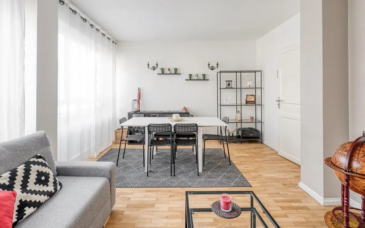 Superbe Apart 2 Rooms Lumineaux Parking Casa 里昂